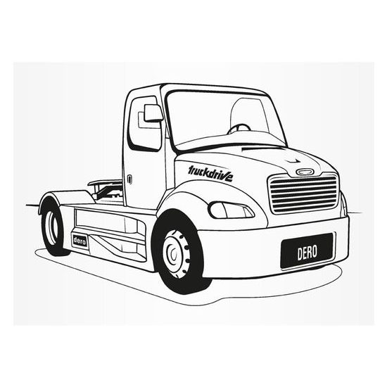 Coloring Book Trucks