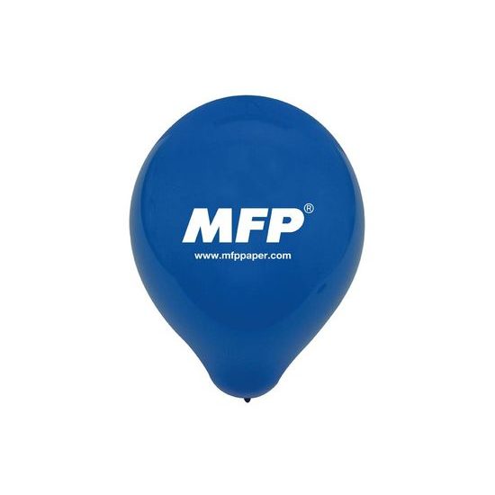 balónek reklamní 23cm modrý standard 8000171