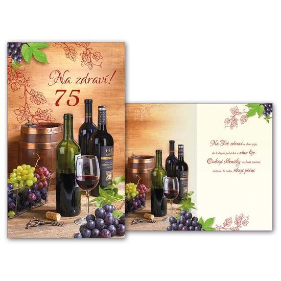 přání k narozeninám 75 M11-440 T PRANI_T_1504