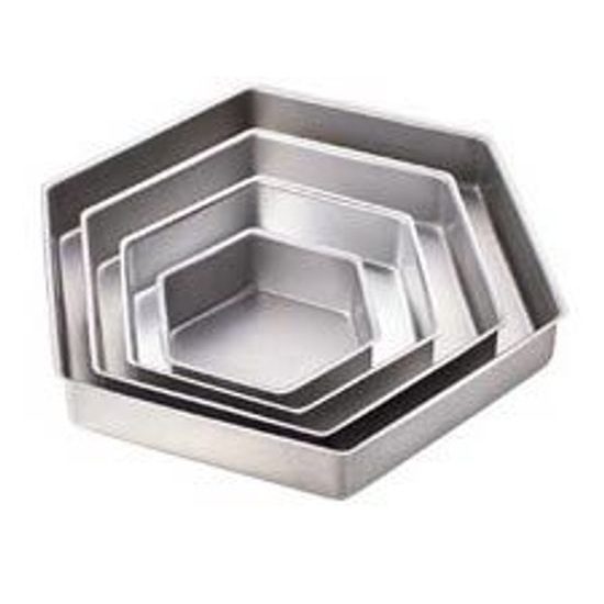 Cake tin set hexagons 4 pc.