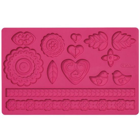 Silicone mould Folk Designs