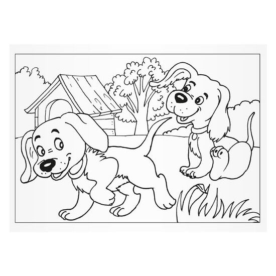 omalovánky Na dvorku 5300707