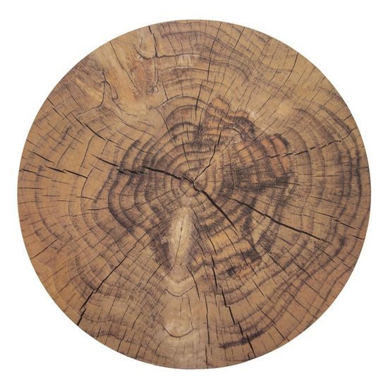 Cork placemat WOODEN diameter 38 cm