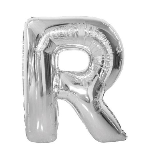 Balloon foil letter "R" 115 cm