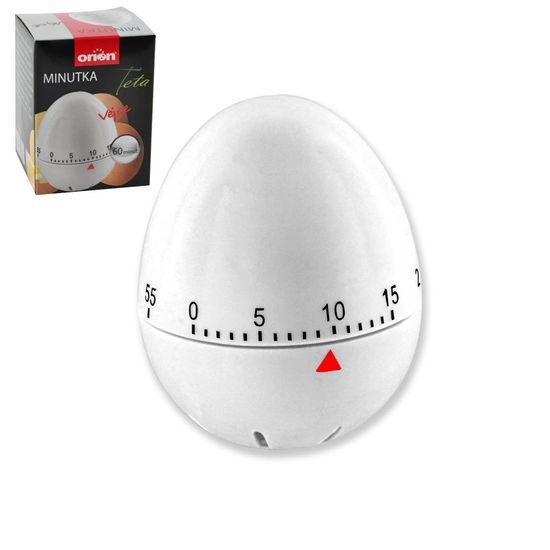 Mechanická kuchynská minútka plastová VAJÍČKO