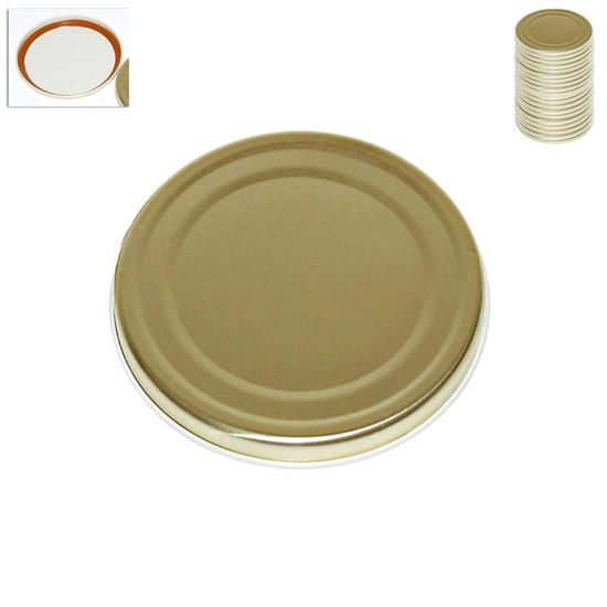 OMNIA Metal Lids 68 mm - Pack of 20