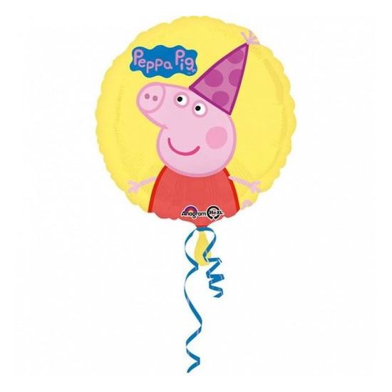 Fóliový balónik Peppa Pig - Peppa Pig - ŽLTÝ - 43 cm