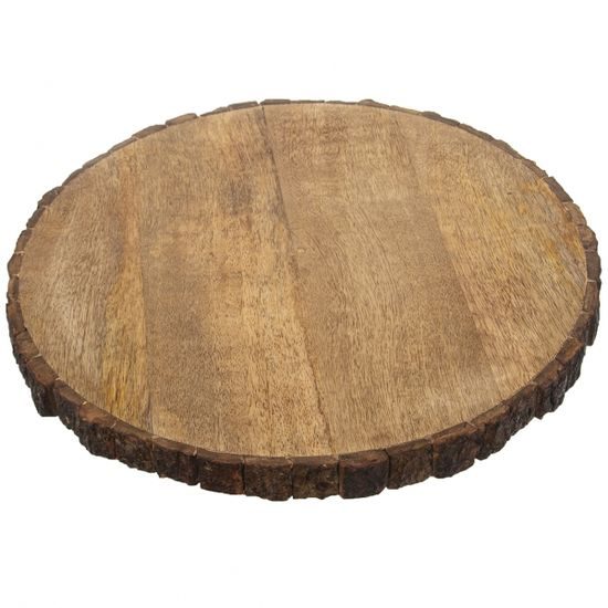 Mango wood serving mat - 39 cm