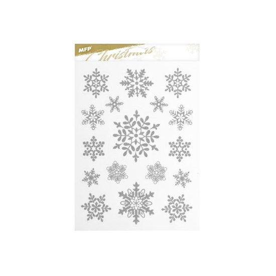 Window stickers Christmas glitter - 20x30 cm