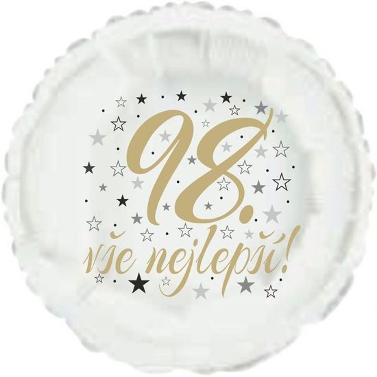 98. narozeniny balónek kruh