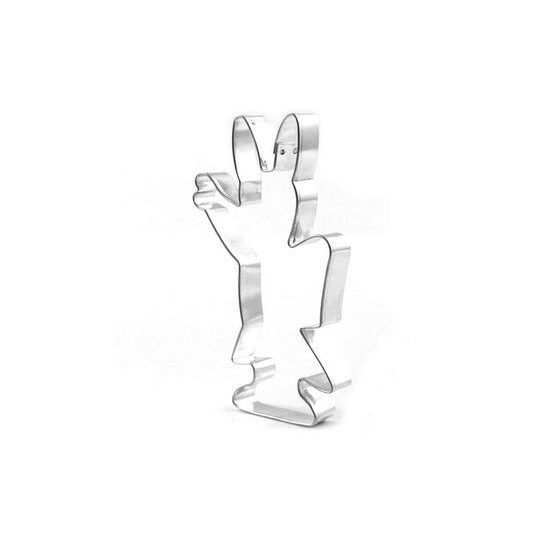 Rabbit Cookie Cutter in Tuxedo
