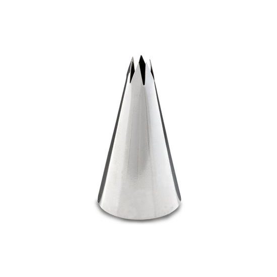 Confectionery decorating tip cut diameter 6 mm - 6 tips
