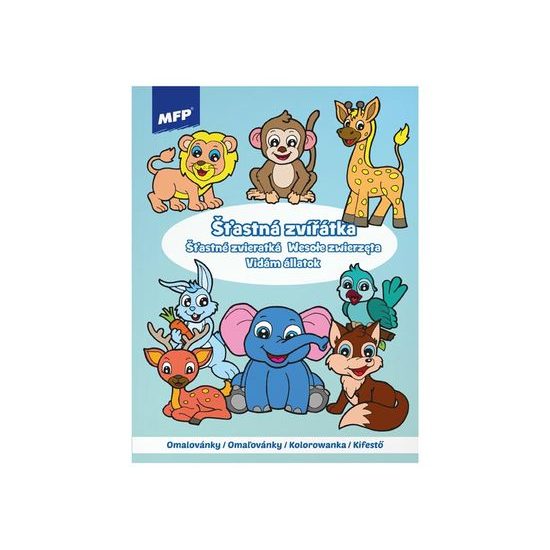 omalovánky A4 Šťastná zvířátka 210x276mm/16 5301136