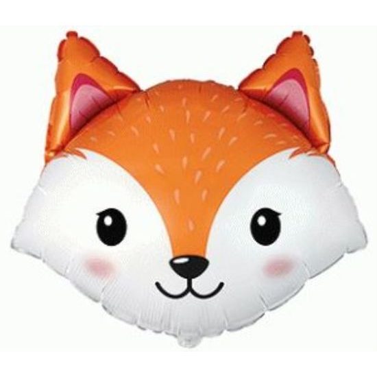 Foil Balloon Fox - 60cm