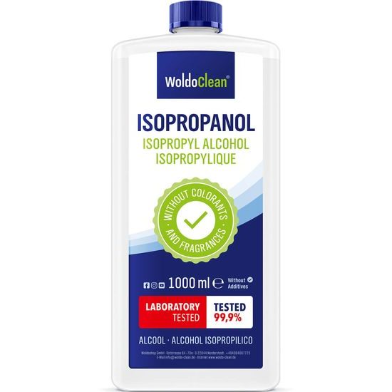 Isopropanol 99,9% - Isopropyl alcohol IPA - 1000 ml
