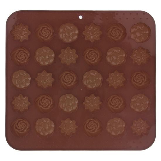 Forma na pečenie a pralinky v tvare kvetov