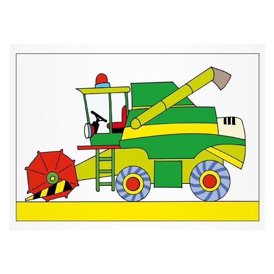 omalovánky Pracovní stroje 5300802