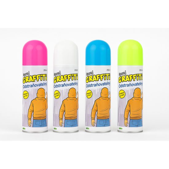Sprej Graffiti / křída ve spreji omyvatelná 250 ml