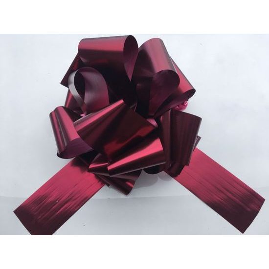 Mega bow for car, 35 cm matte red