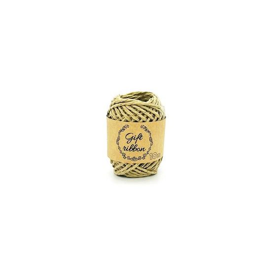 stuha vázací papír 10m/2mm béžová 5660269