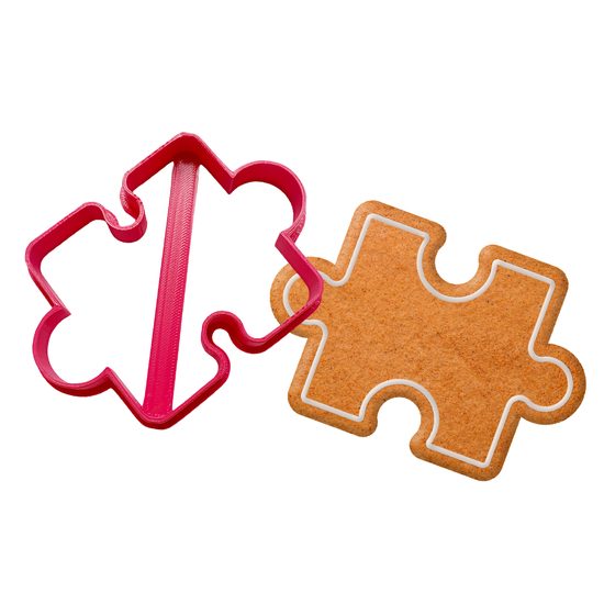 Puzzle sütivágó 7,4 x 10,5 cm - 3D nyomtatás