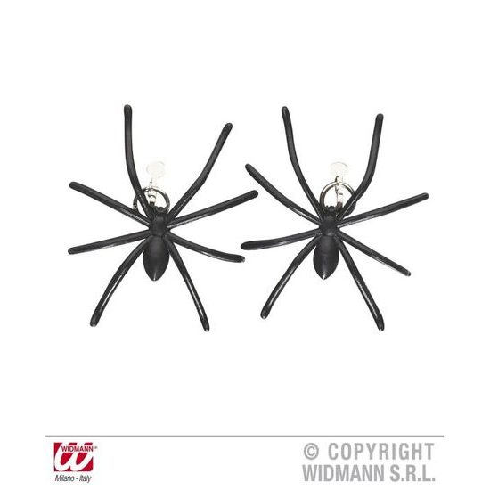 Náušnice pavouci černí