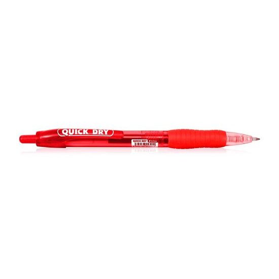Gel Pen QUICK DRY - Red, 6001157