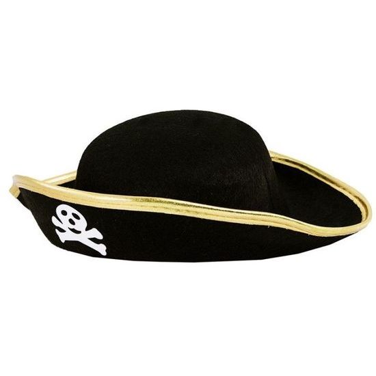 Detský pirátsky klobúk s lebkou