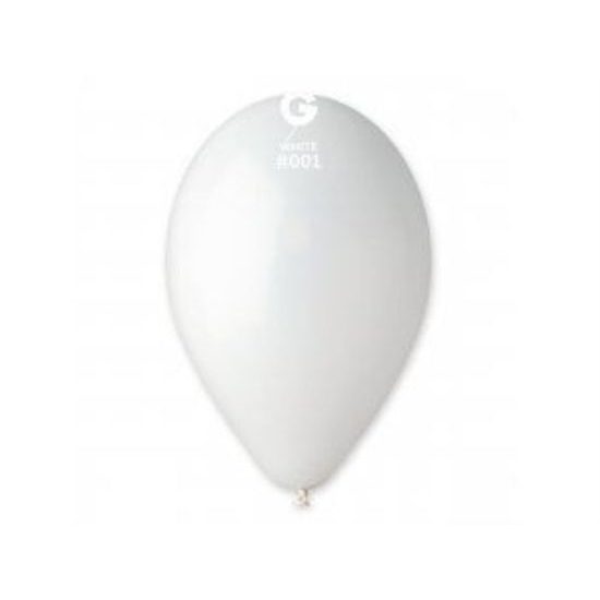 Balóniky 100 ks biele - 30 cm pastelové