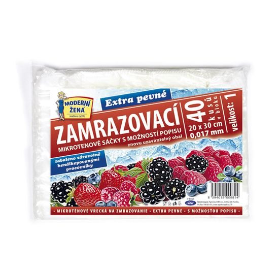 Sáček zamrazovací EXTRA 20x30 cm/40 ks