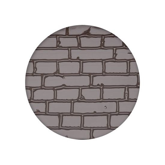 Impression and embossing mat Brick wall design