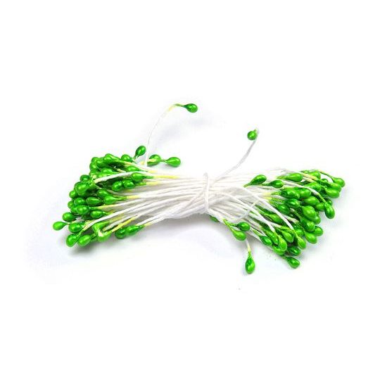 Pistils glossy - green 80 pc.