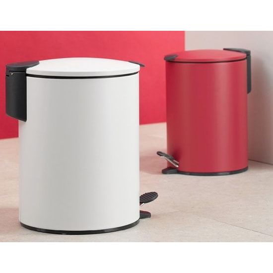 Koš kosmetický - bílá matová - 3 l