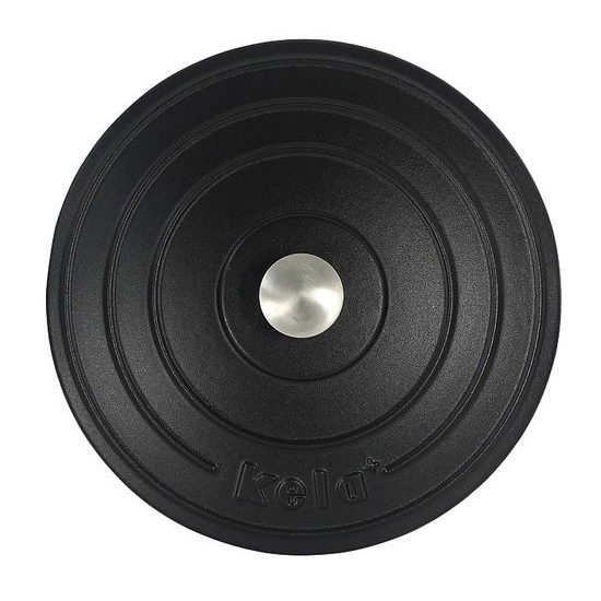 Pekáč litinový s poklicí CALIDO 24 cm černá KELA KL-12471