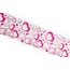 Cake foil tape w. 5 cm - clear with printed heart - 100 m
