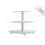 Cake stand, 3 tiers with a central column