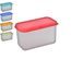 Műanyag mini ételtárolók 0,5 l téglalap