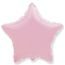 Fólia léggömb 45 cm Csillag pasztell világos rózsaszín