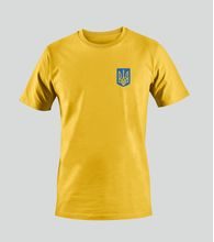 T-Shirt UKRAINISCHER DREIZACK gelb