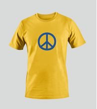 T-Shirt FRIEDENSZEICHEN gelb