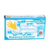 Nicht gepuderte Einweg-Nitrilhandschuhe BLAU 100 Stück Größe S