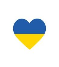 Aufkleber UKRAINISCHES HERZ