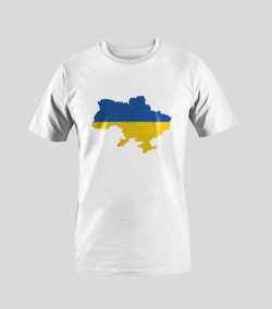 T-shirt CARTE DE L'UKRAINE