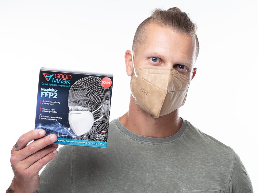 MASK - Respirator FFP2 Beige (10 pcs) - GOOD - FFP2 Respirators - - Producer of High Quality Masks