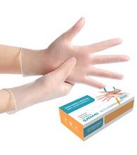 Disposable non-powdered vinyl gloves (M) 100 units