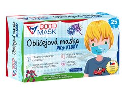 Surgical masks for boys, box of 25 units