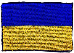 Applique UKRAINIAN FLAG