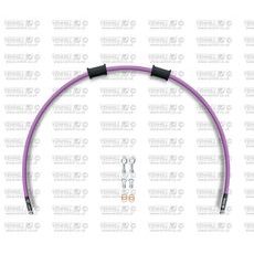 REAR BRAKE HOSE KIT VENHILL POWERHOSEPLUS GUZ-11001RS-PU (1 HOSE IN KIT) PURPLE HOSES, STAINLESS STEEL FITTINGS