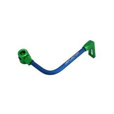 LEVER GUARD ACCOSSATO WITH BLUE HOSE AND JOINT RIGHT, ALUMINIUM