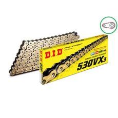 CHAIN KIT D.I.D CHAIN - ZLAT CHAIN 530 VX, X-RING (X, NX, QX, XS), CHK FRONT SPROCKET SUPERSPROX, CHK REAR SPROCKET SUPERSPROX FOR HONDA CB 1000 R, RA (ABS) 2008-2016